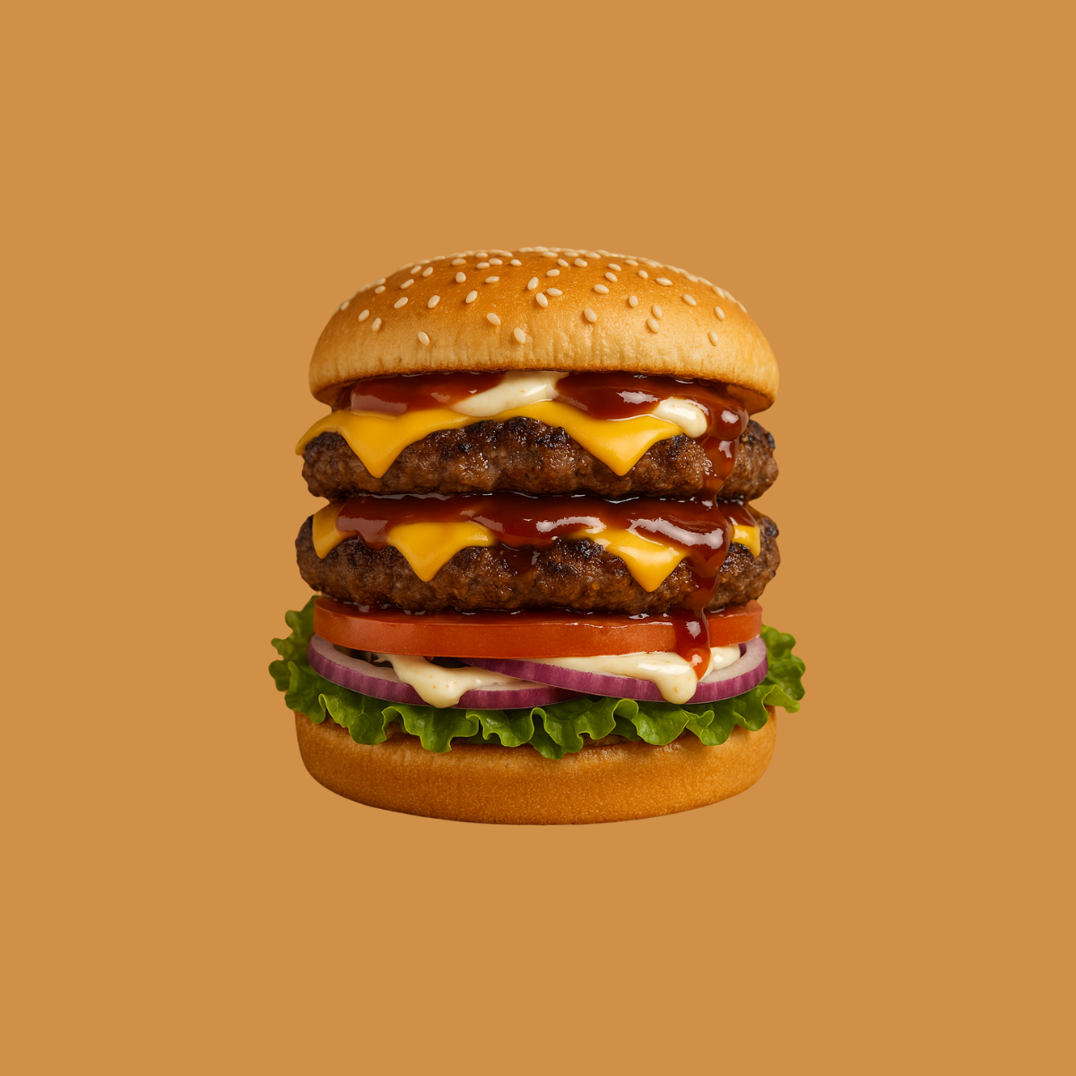 Double Decker Beef Burger